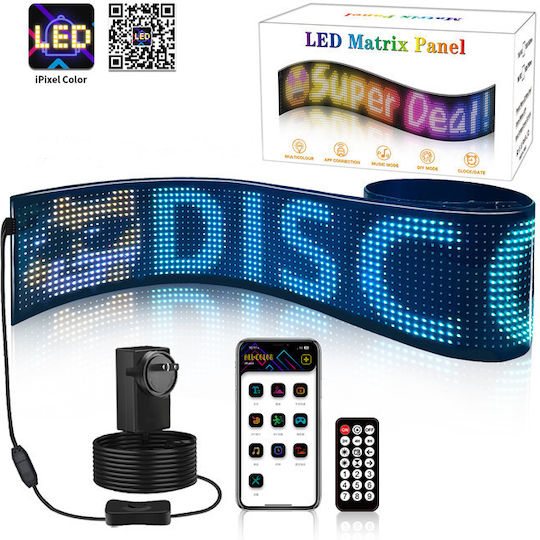 Αυτοκόλλητο LED Matrix Panel - 16cm x 96cm