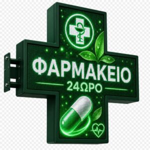 Έγχρωμος Σταυρός Φαρμακείου