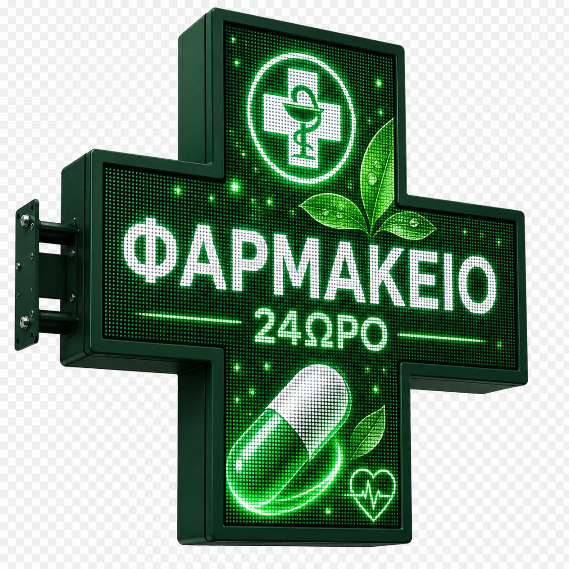Έγχρωμος Σταυρός Φαρμακείου