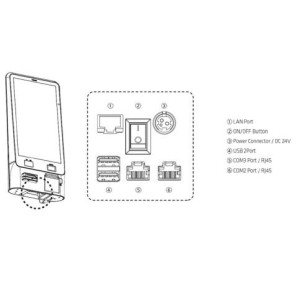 KIOSK BIGPOS, 27in, i5 1235U, 8GB, M.2 NVME 256GB, PRINTER, 2D SCANNER, ΗΧΕΙΟ, ΕΠΙΔΑΠΕΔΙΟ - Image 4