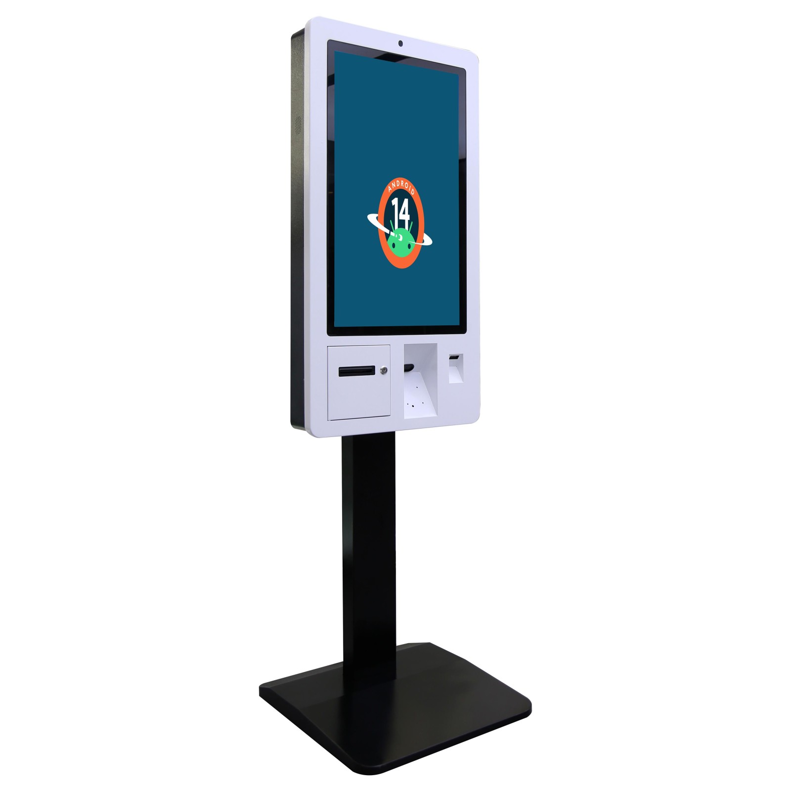 NG KIOSK ETERNA 32in, ANDROID 14 RK3576, 4GB RAM, 64GB ROM, PRINTER, 2D SCANNER, ΗΧΕΙΟ, ΕΠΙΔΑΠΕΔΙΟ