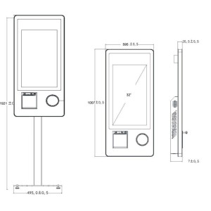 NG KIOSK ETERNA 32in, ANDROID 14 RK3576, 4GB RAM, 64GB ROM, PRINTER, 2D SCANNER, ΗΧΕΙΟ, ΕΠΙΔΑΠΕΔΙΟ - Image 5