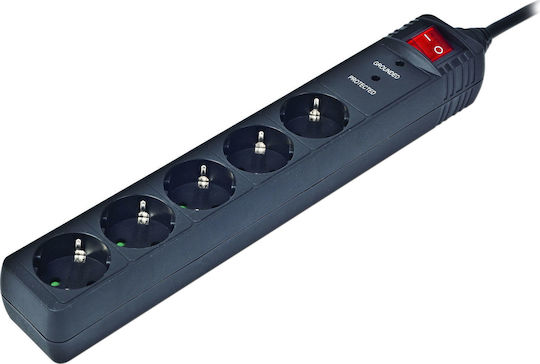 NG Surge Protector Πολύπριζο Aσφαλείας 5 Θέσεων
