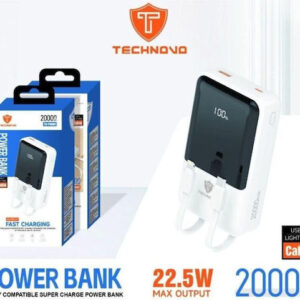 Power Bank 20000mAh 22.5W Technovo TN-PB002