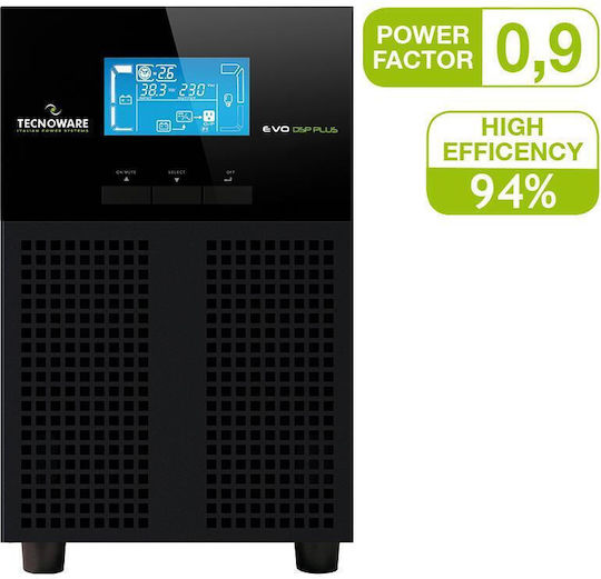 TECNOWARE UPS EVO DSP PLUS 2400VA/2160W, 4x C13, 4x 12V9Ah - Image 3